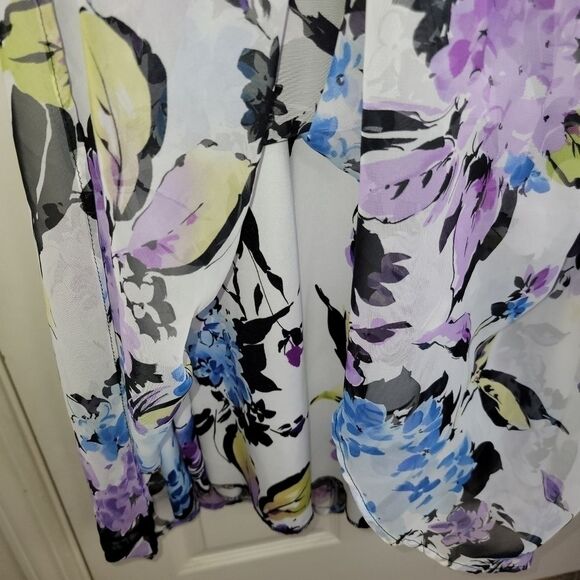Connected Apparel sleevless floral midi dress size 18w - Picture 4 of 9